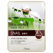 JLUNA REAL ESSENCE Маска тканевая с муцином улитки, 25мл