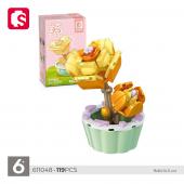 Конструктор SEMBO Block Florist: Пион Лавли Роуз 119 дет. (611048)