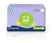 IT'S ME PURE&FIT Ночные прокладки из органического хлопка с крылышками, 6 капель, 6шт (Superlong)