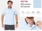 3907-89s (M-2XL) Поло мужское кор. рукав. RETTEX